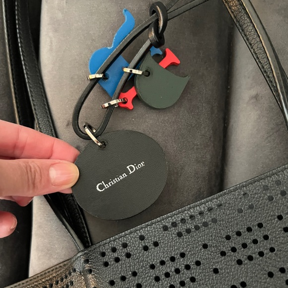 DIOR Perforated Cannage Large Shopping Tote - Picture 6 of 16